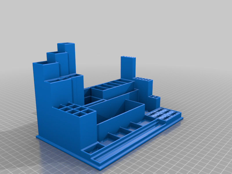 Desktop Tool Tray Organizer remix with memory card area - photo 2