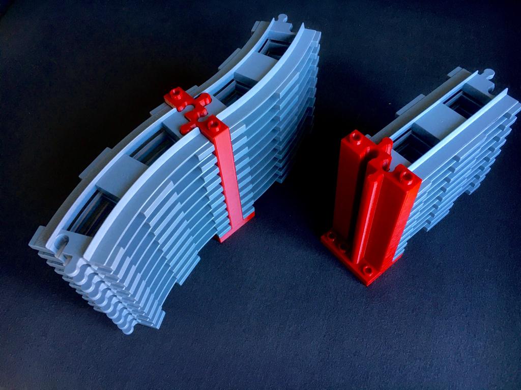 Duplo train rail storage pillar - photo 3