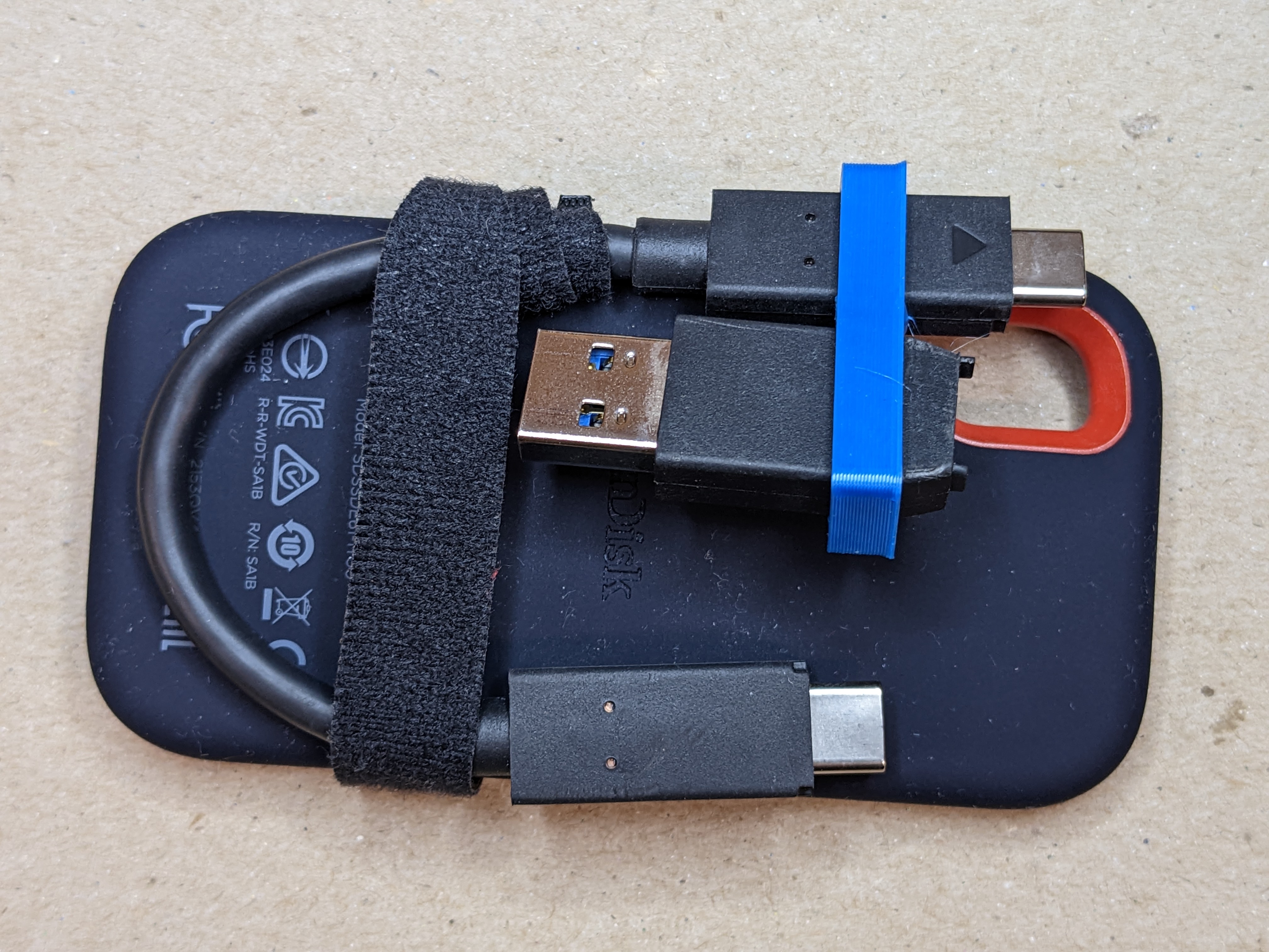 Cable and Adapter Clip for SanDisk Extreme Pro SSD - photo 2
