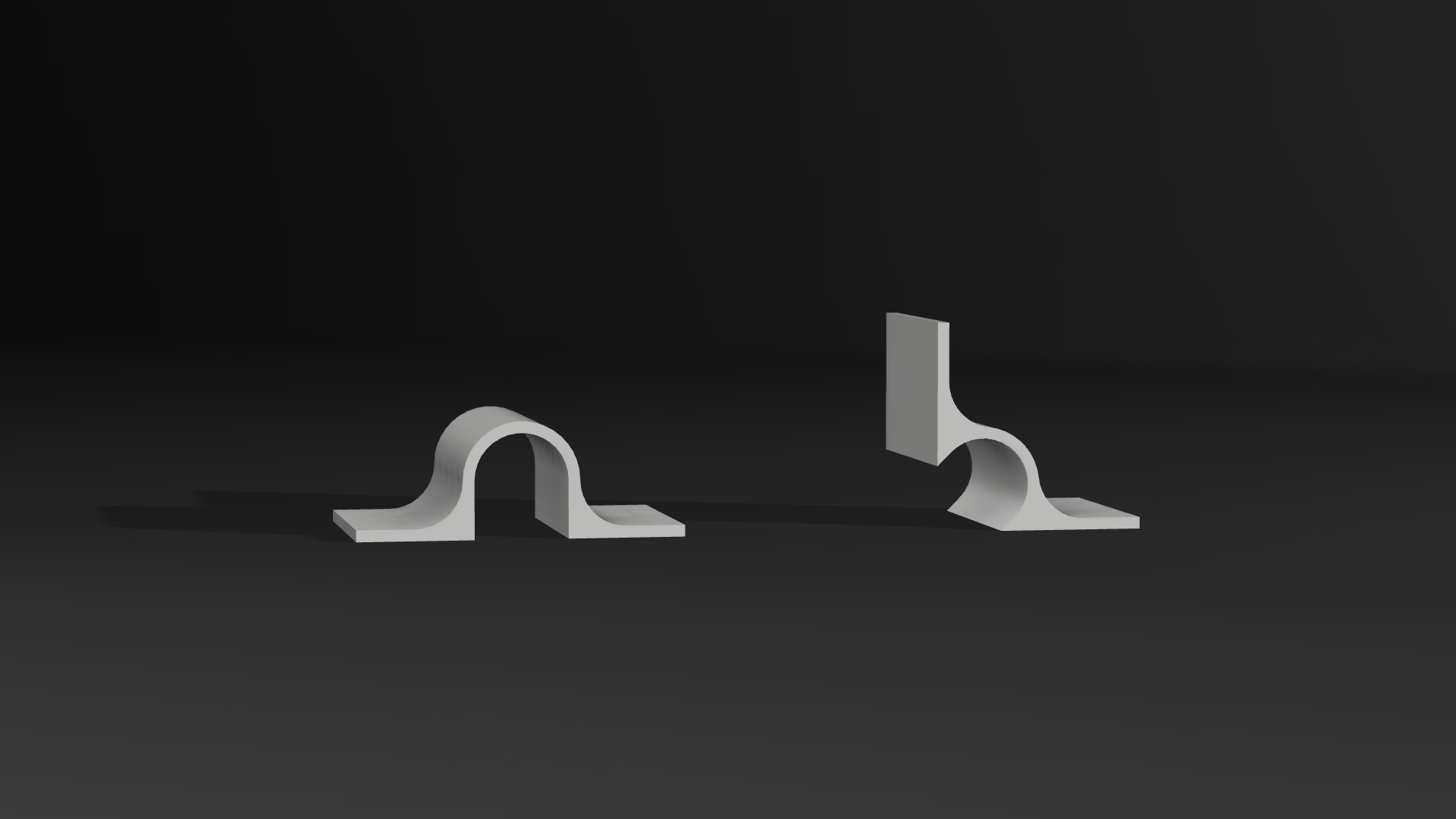 Cable clamps / Cable holder (for double sided tape)