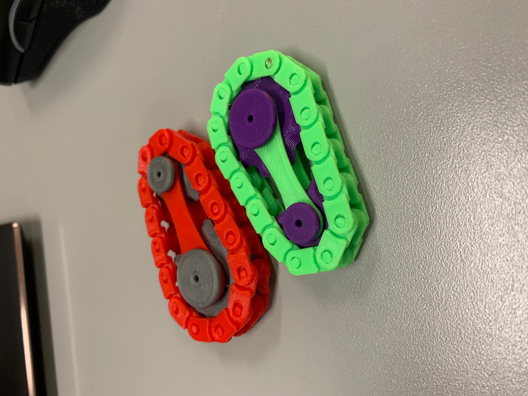 Fully 3D Printed Bike Chain Gear Fidget Toy/Spinner