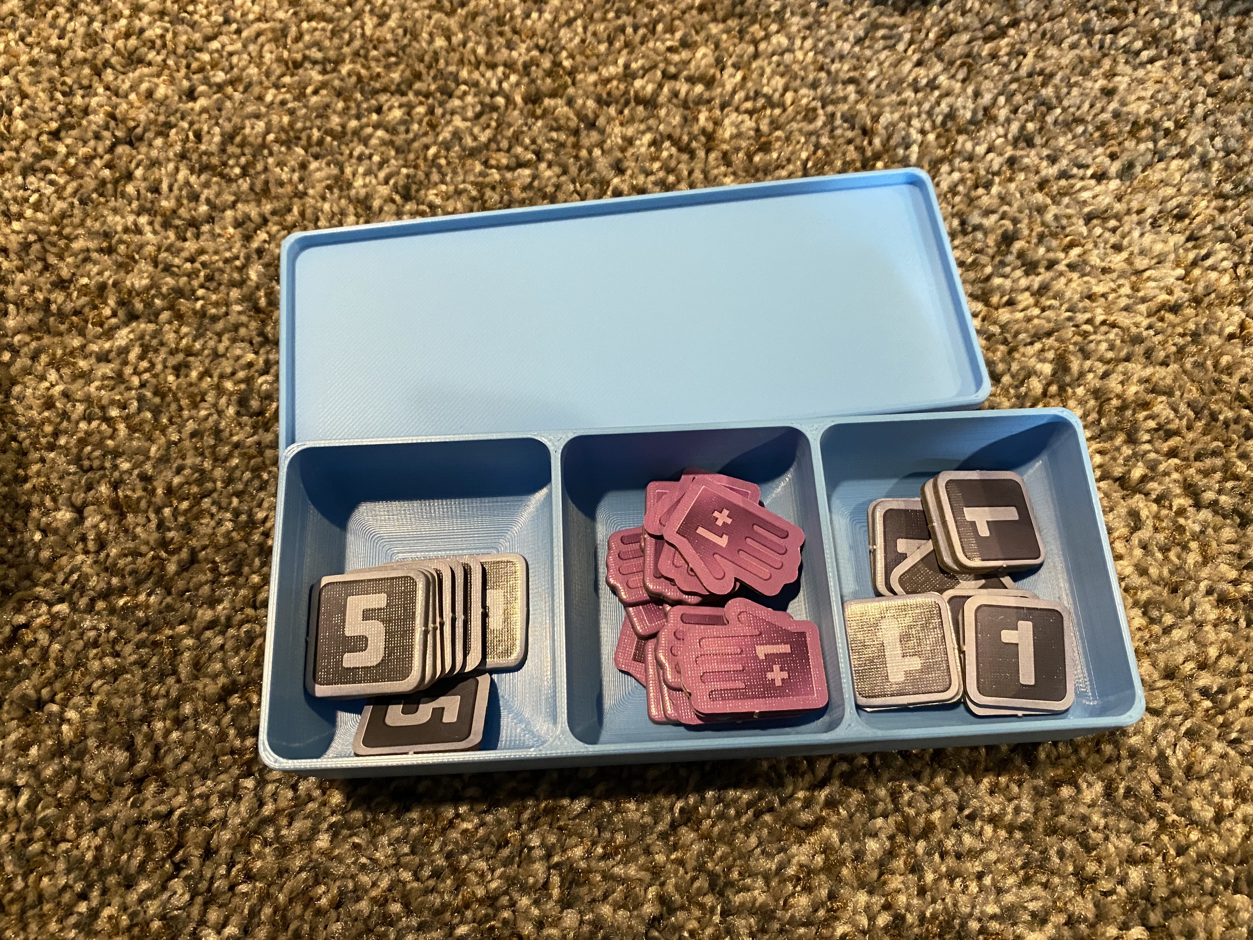 Three Well Token Holder (Cubitos Tray)