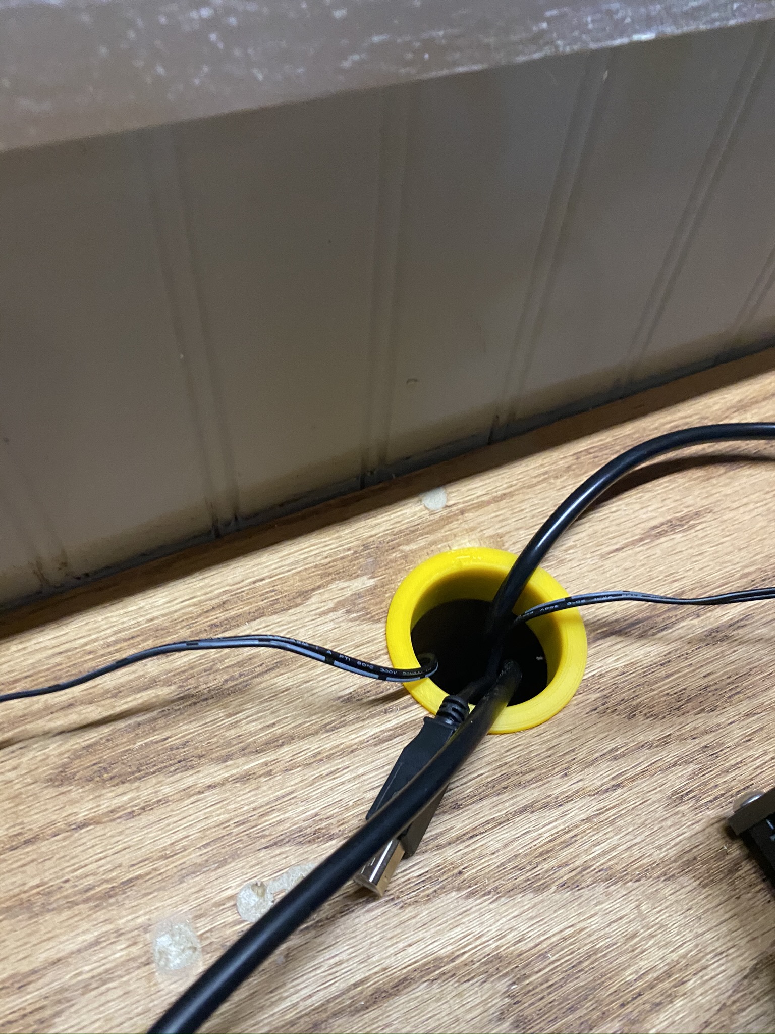 54 mm (2 1/8") hole saw desk cable Grommet