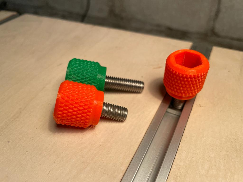 Knurled Screw /Knob/ Nut M3, M4, M5, M6, M8 - photo 2