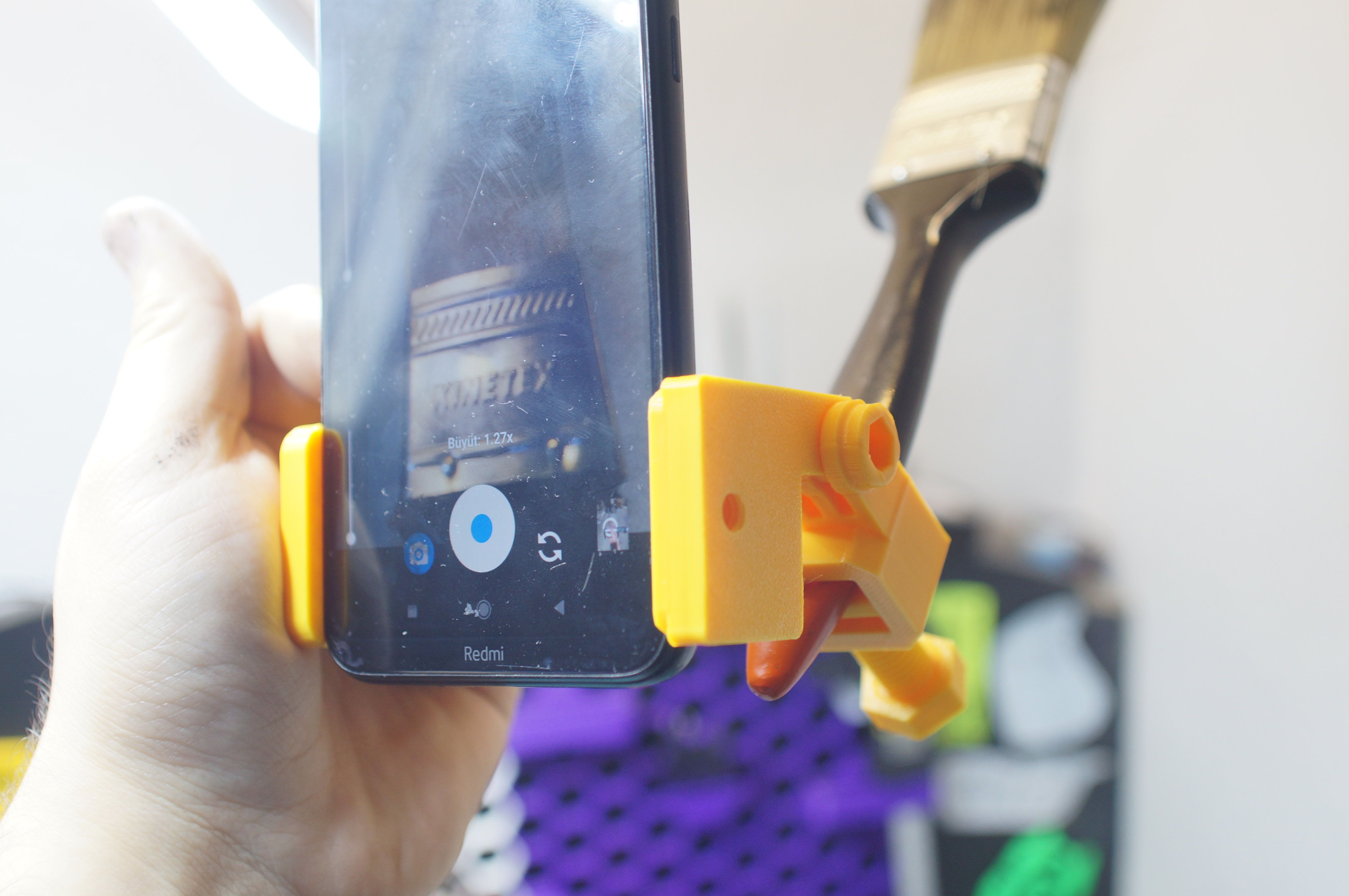 Phone / GoPro Brush / Pen Mount / Adapter - POV: You are the brush. - photo 3