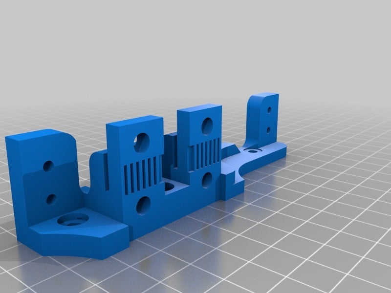 Taz 7 style hybrid bed belt clamp for a Taz 6