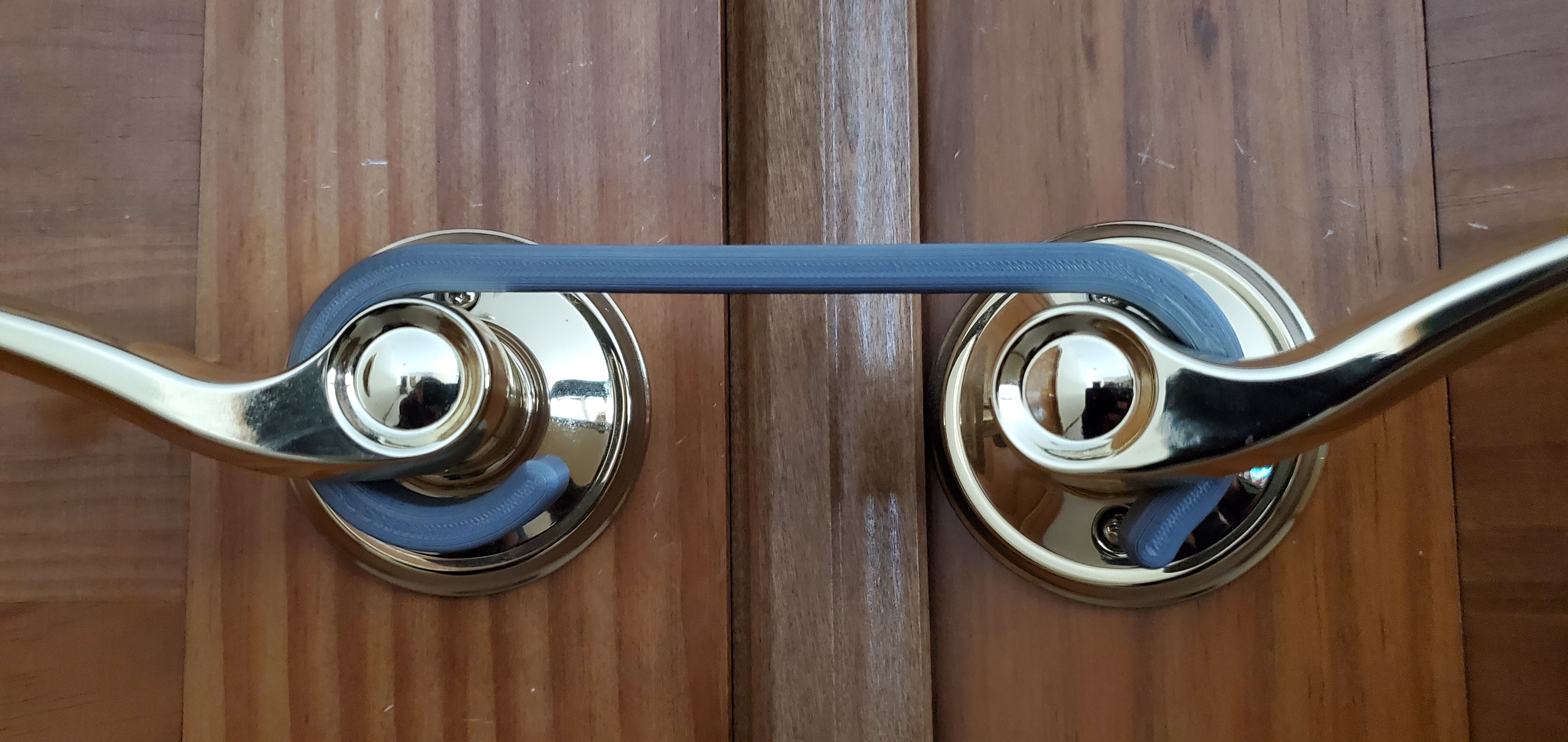 French Door Knob Hook Latch