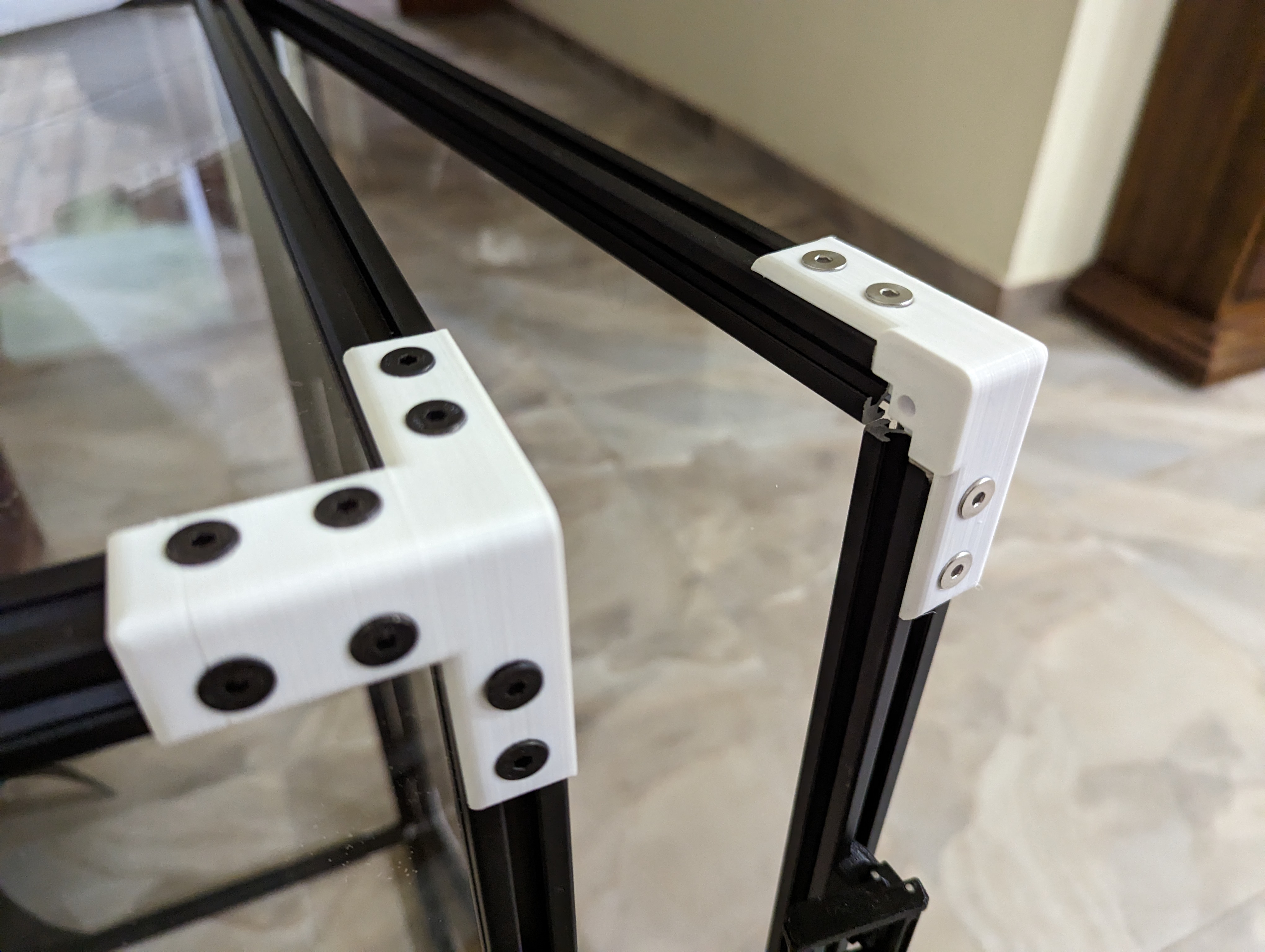 2020 3-Way Corner Brace Mod for Enclosure Door Frame - photo 3