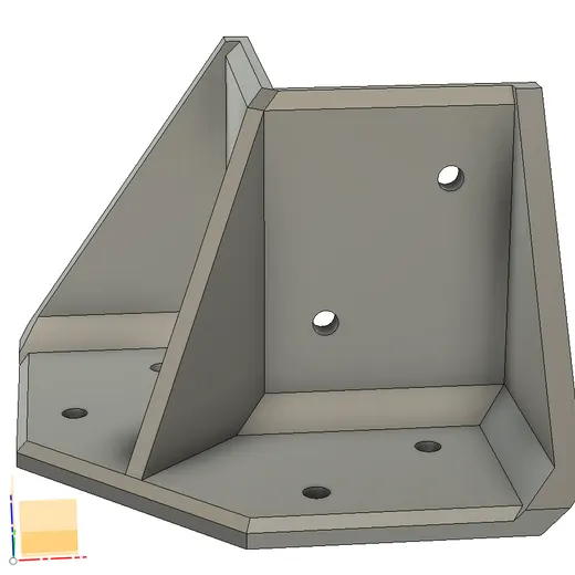 Enclosure - Ikea lack support bracket
