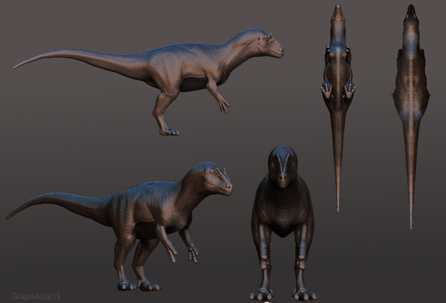 Allosaurus Figurine - photo 2