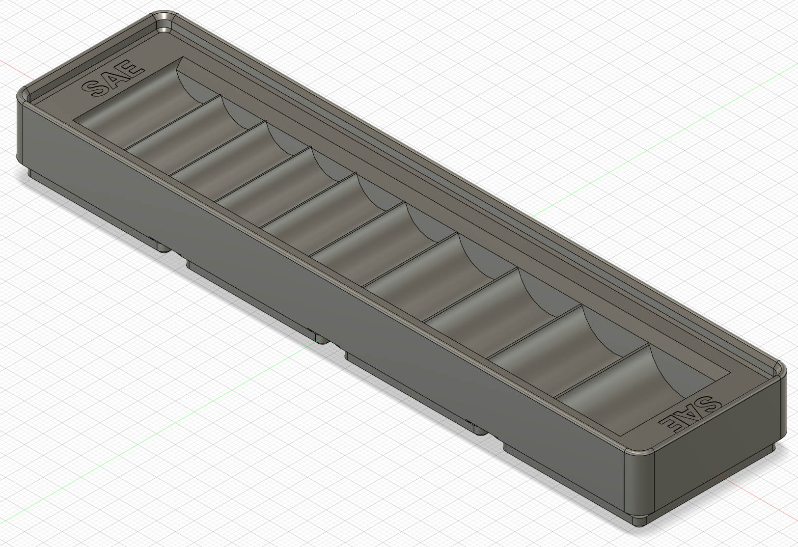 1/4" HF Socket Storage Gridfinity 1x4 SAE/Metric - photo 2