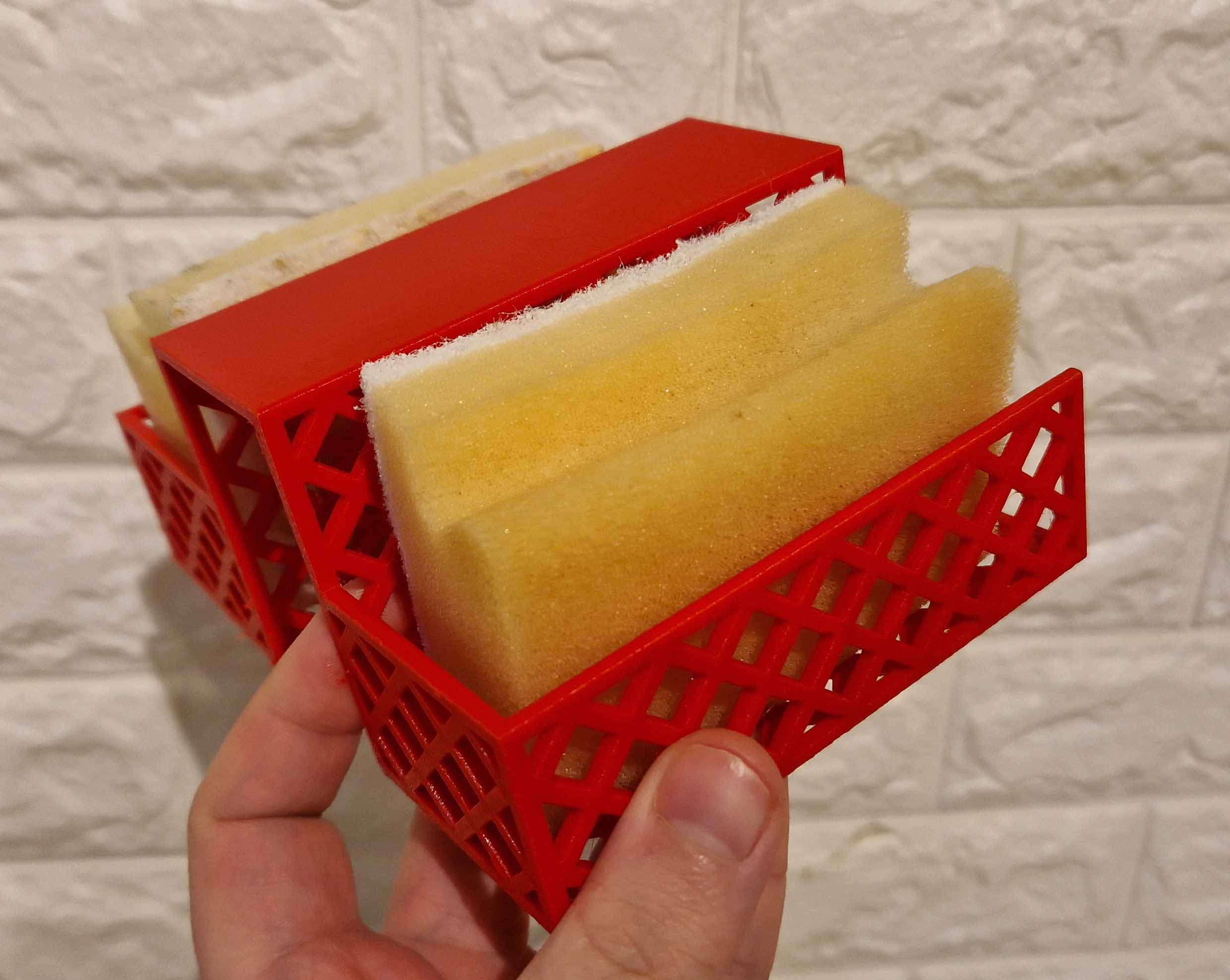 Kitchen Sink Sponge Holder - Double Sided - in all sizes (for all sinks and sponges) - photo 3