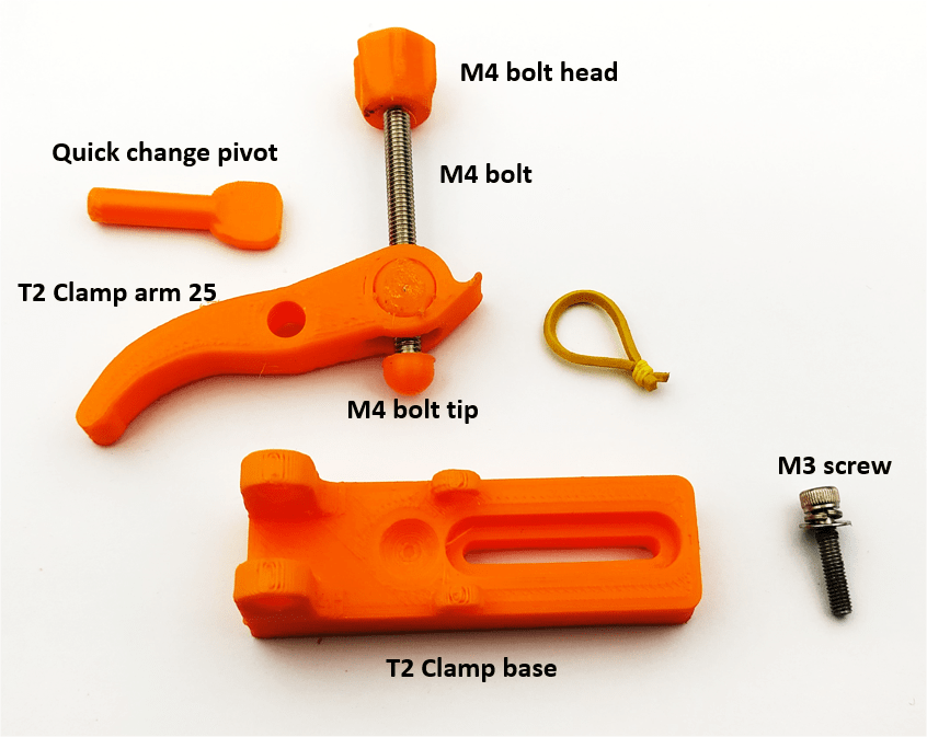 Printed quick clamp for M3 threaded board - photo 4