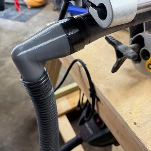 Dewalt Miter Saw Vacuum Adapter