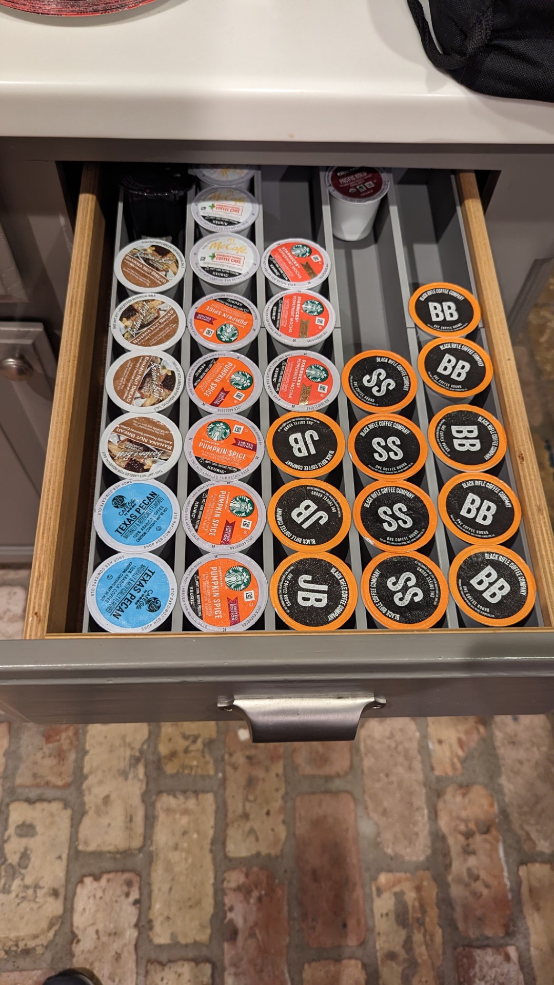 Kreurig pod organizer drawer tray