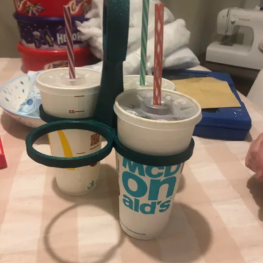 4-way drinks caddy/ carrier (small print factor)