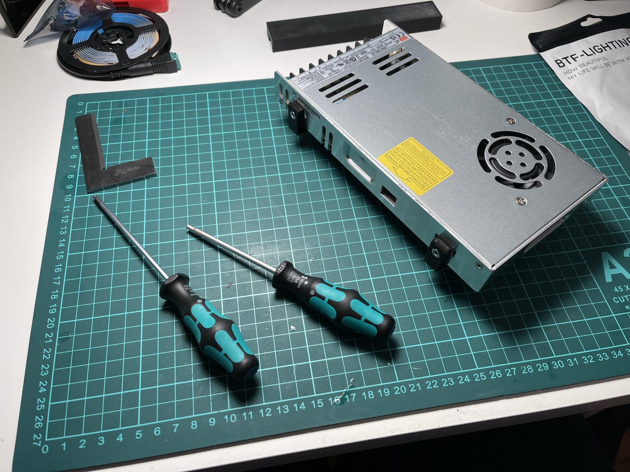 Meanwell LRS-350 Mount + DIN rail mount - photo 3