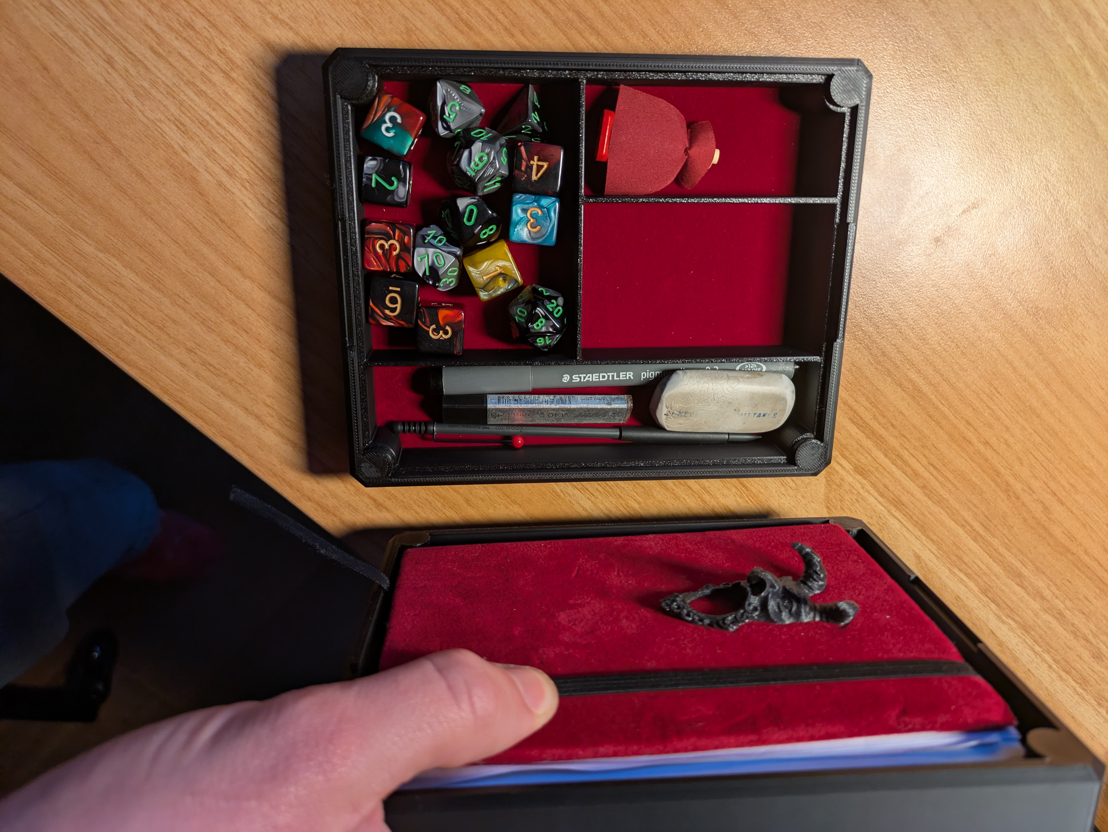 A6 DnD Storage Box & Dice Tray – Notebook, Dice & Mini Organizer - photo 2