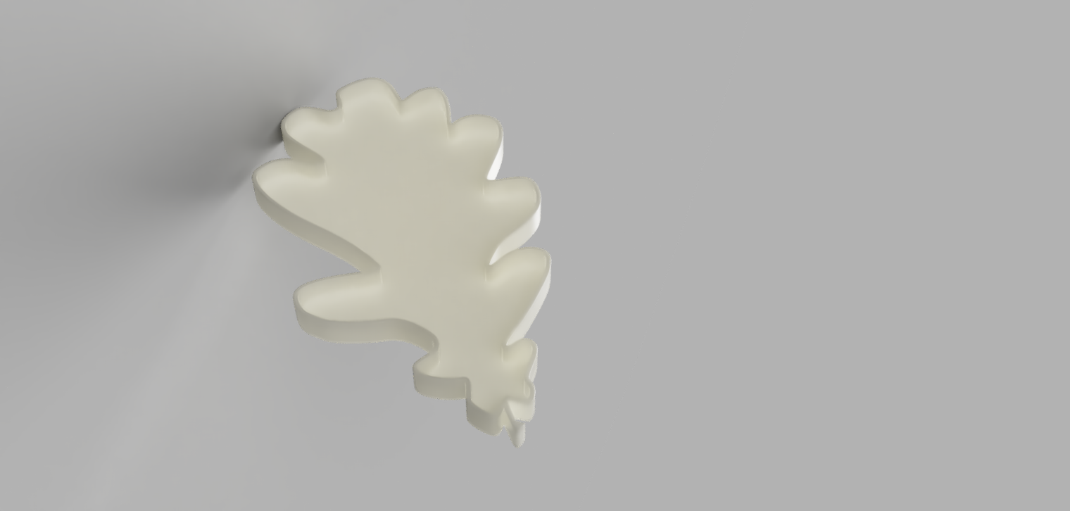 Oak leaf tray - photo 2