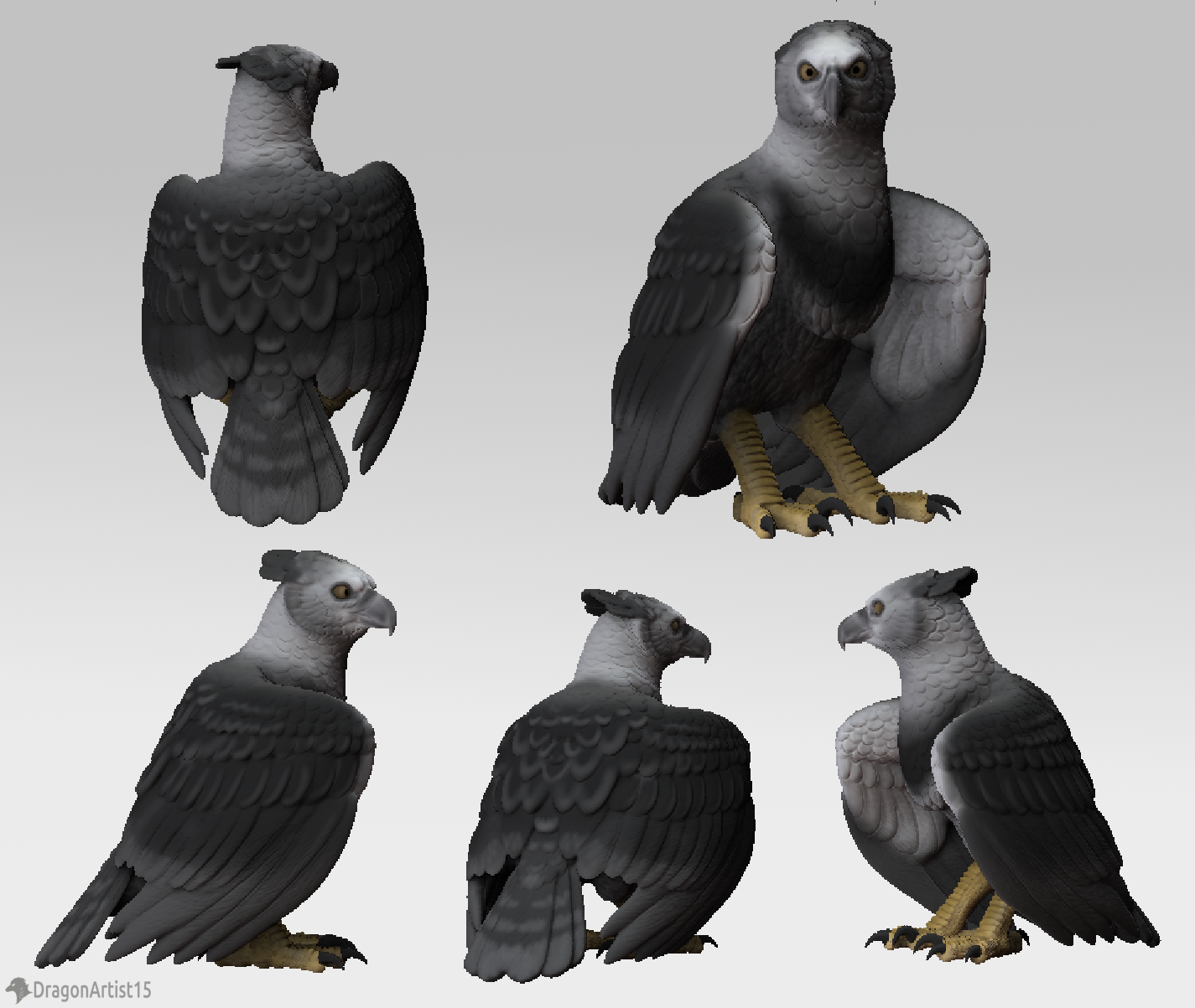 Harpy Eagle Figurine