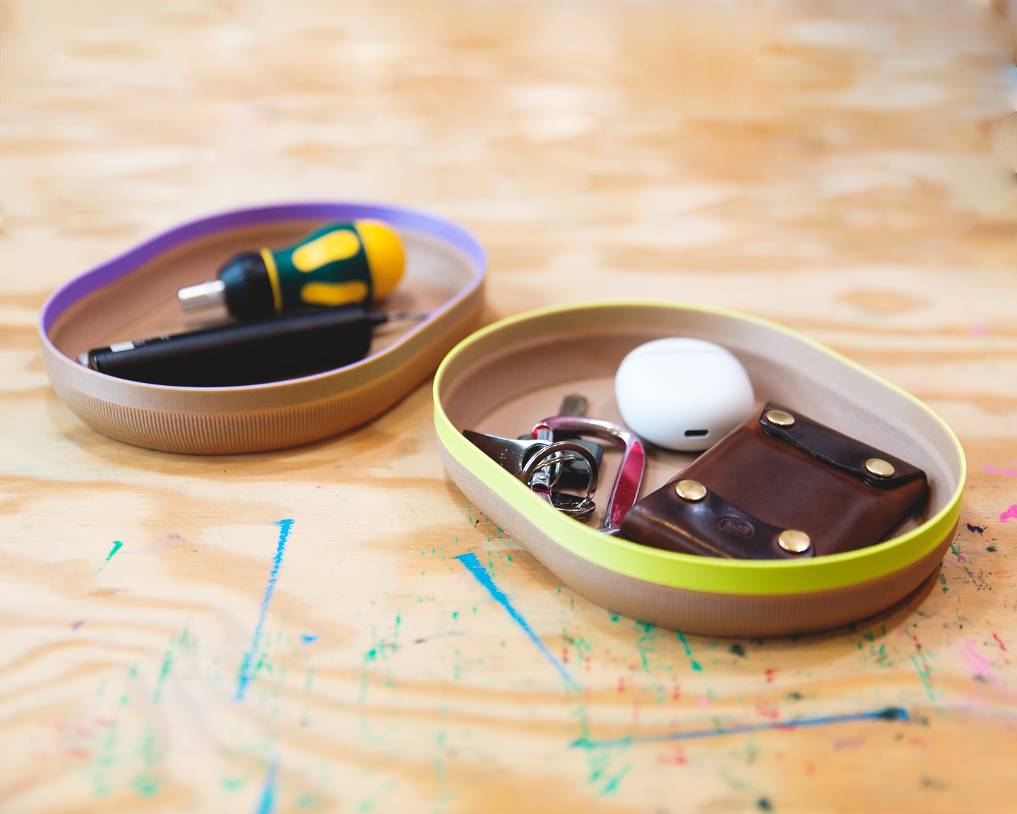 catch all tray with accent color (vase mode) - photo 2