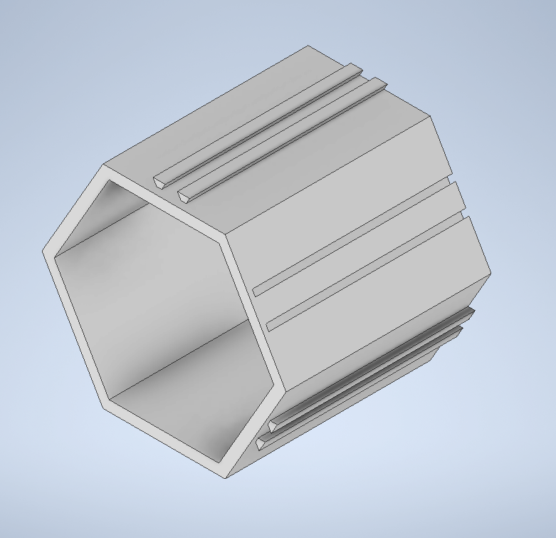 Hexagonal Desk Shelf
