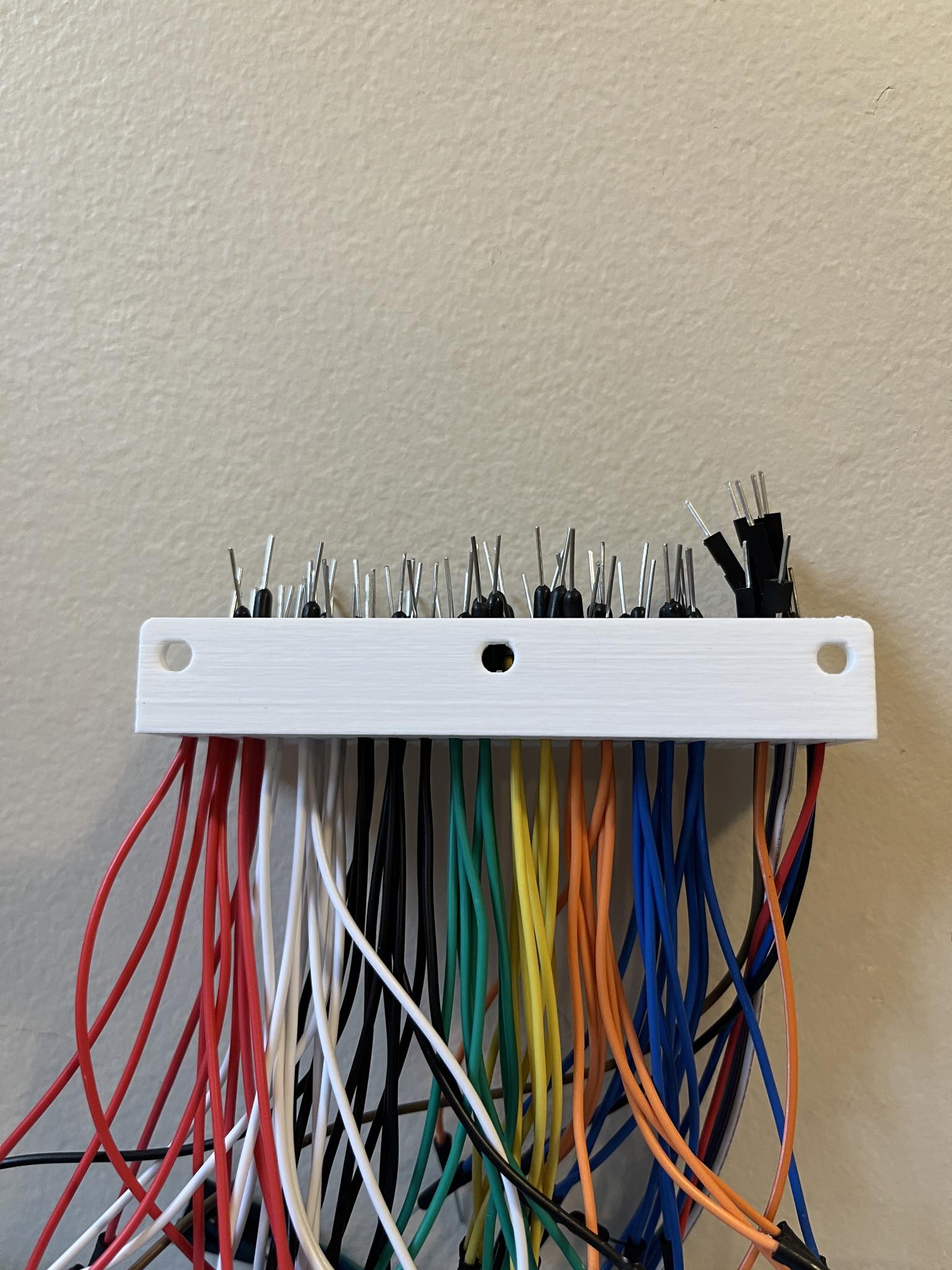 Jumper wire/cable holder/organizer V2.0 (for Arduino, Elegoo, etc.) - photo 2
