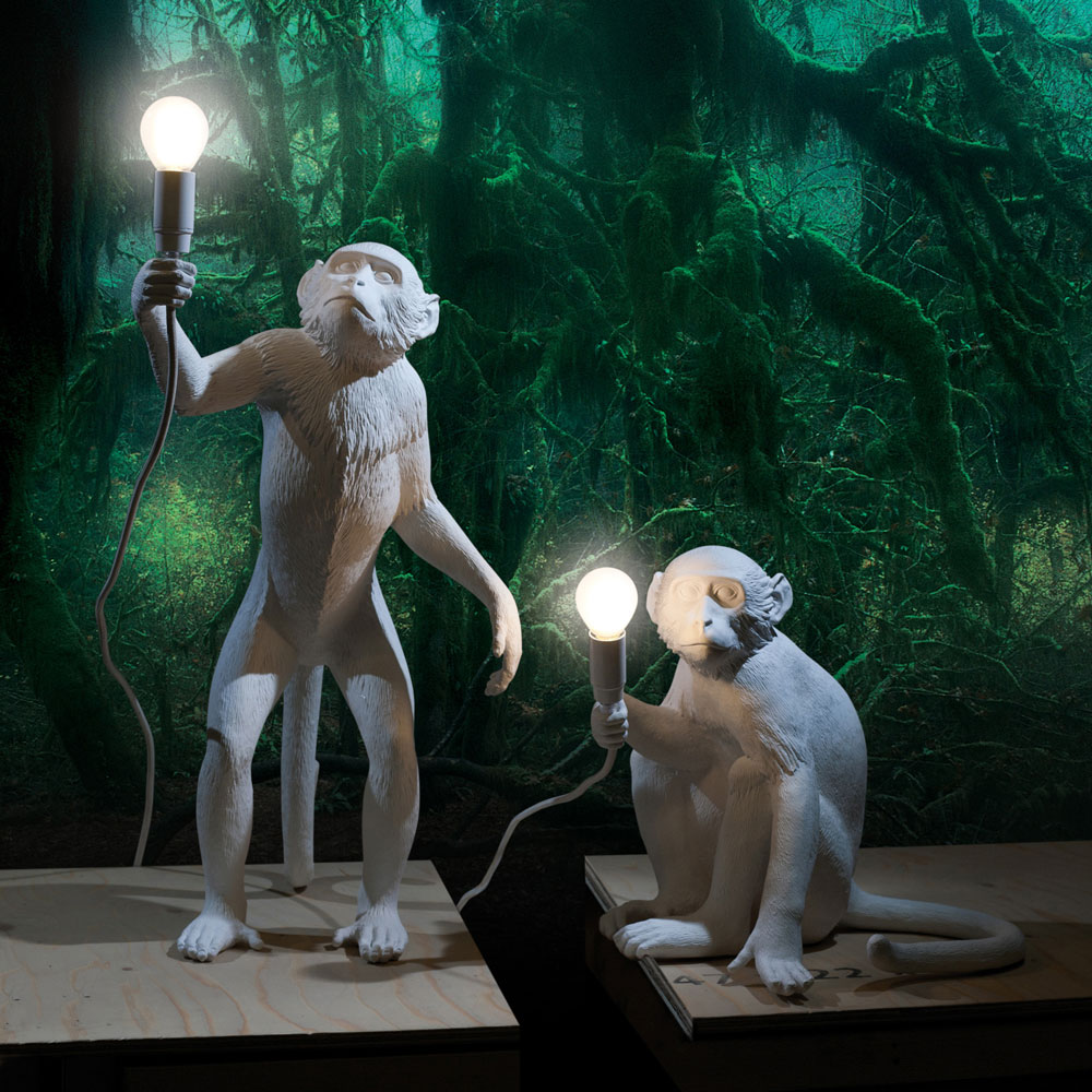 monkey lamp home decor