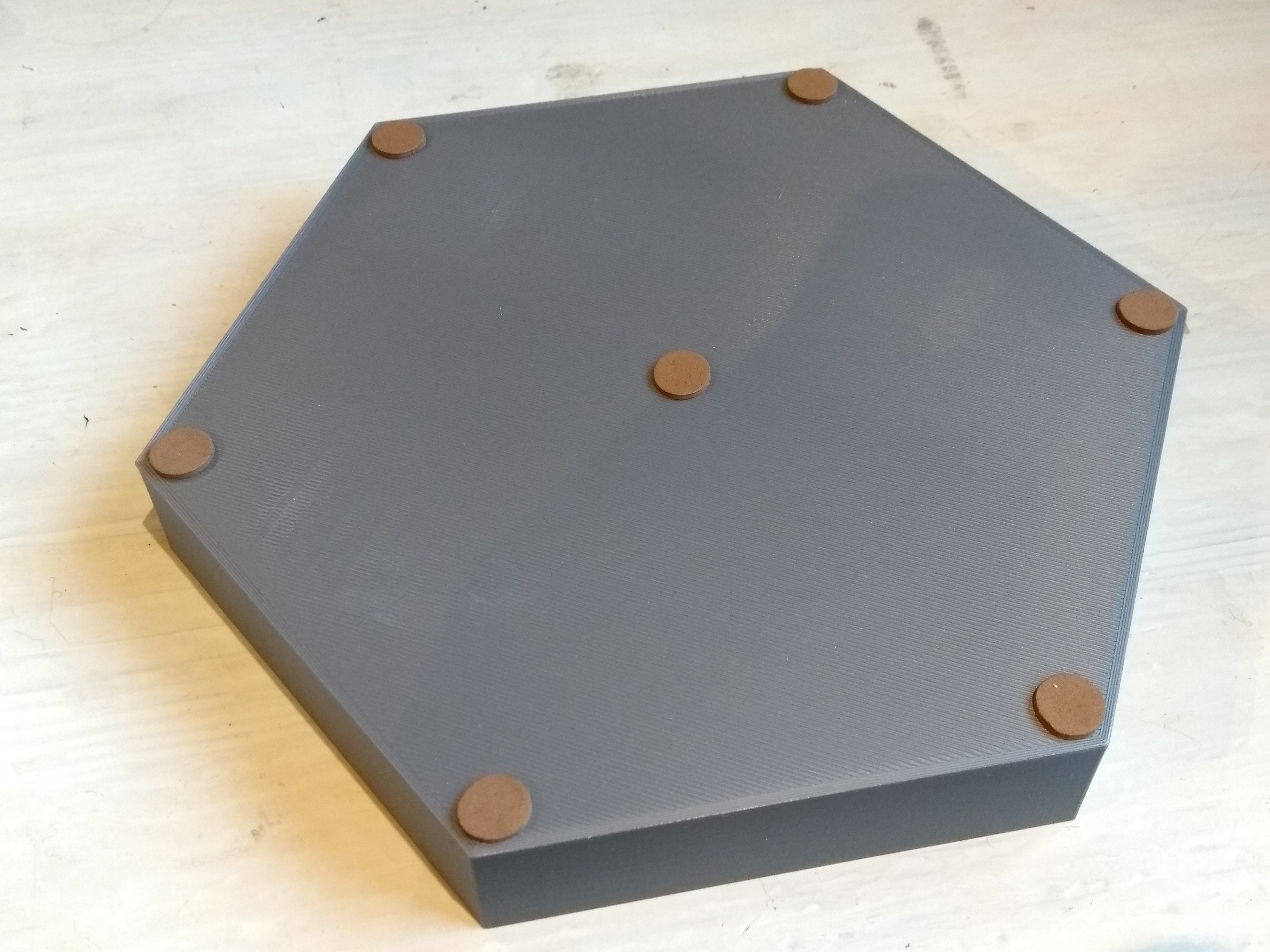 Hexagonal Dice/Catch-All/Generic Tray - Easily Paddable - Maximum Mini Build Area - photo 2