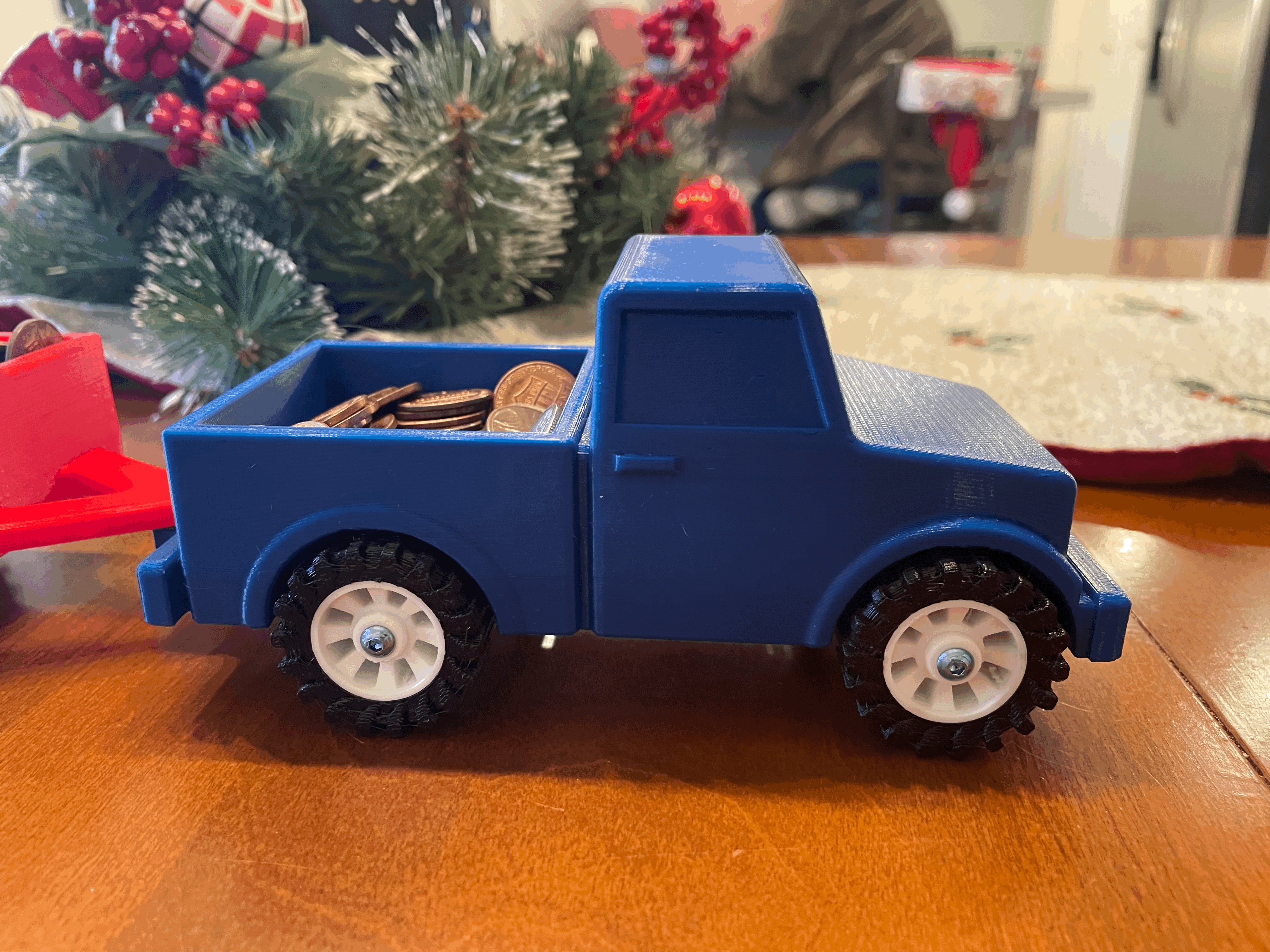 Toy truck, trailers, benchy, benchy trailer - photo 4