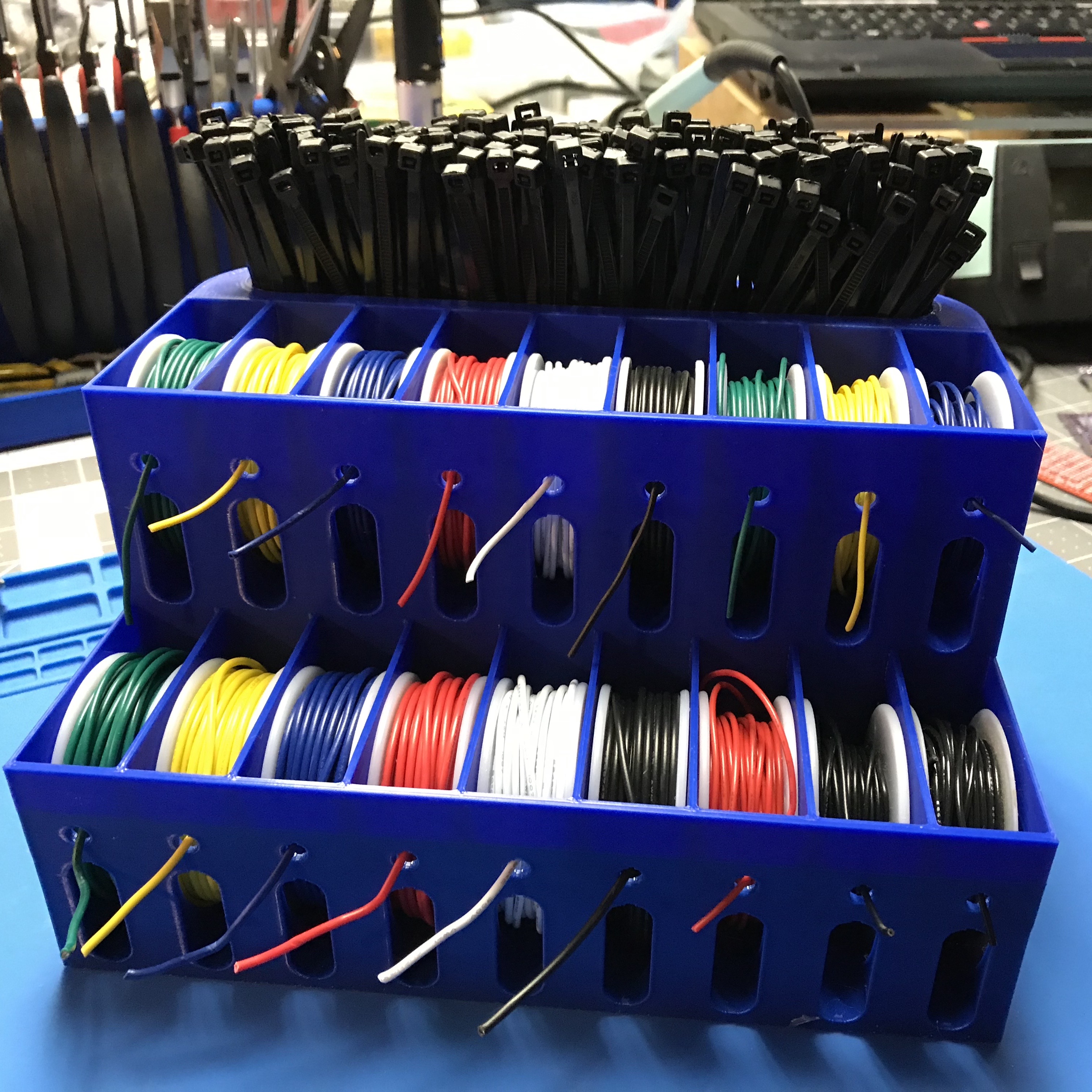 Workshop Storage - Wire Spool Storage