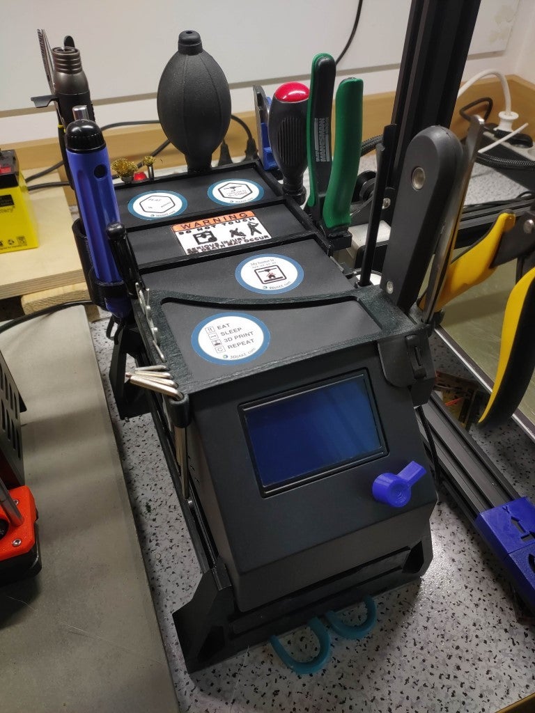 Creality CR-10 tool holder extension