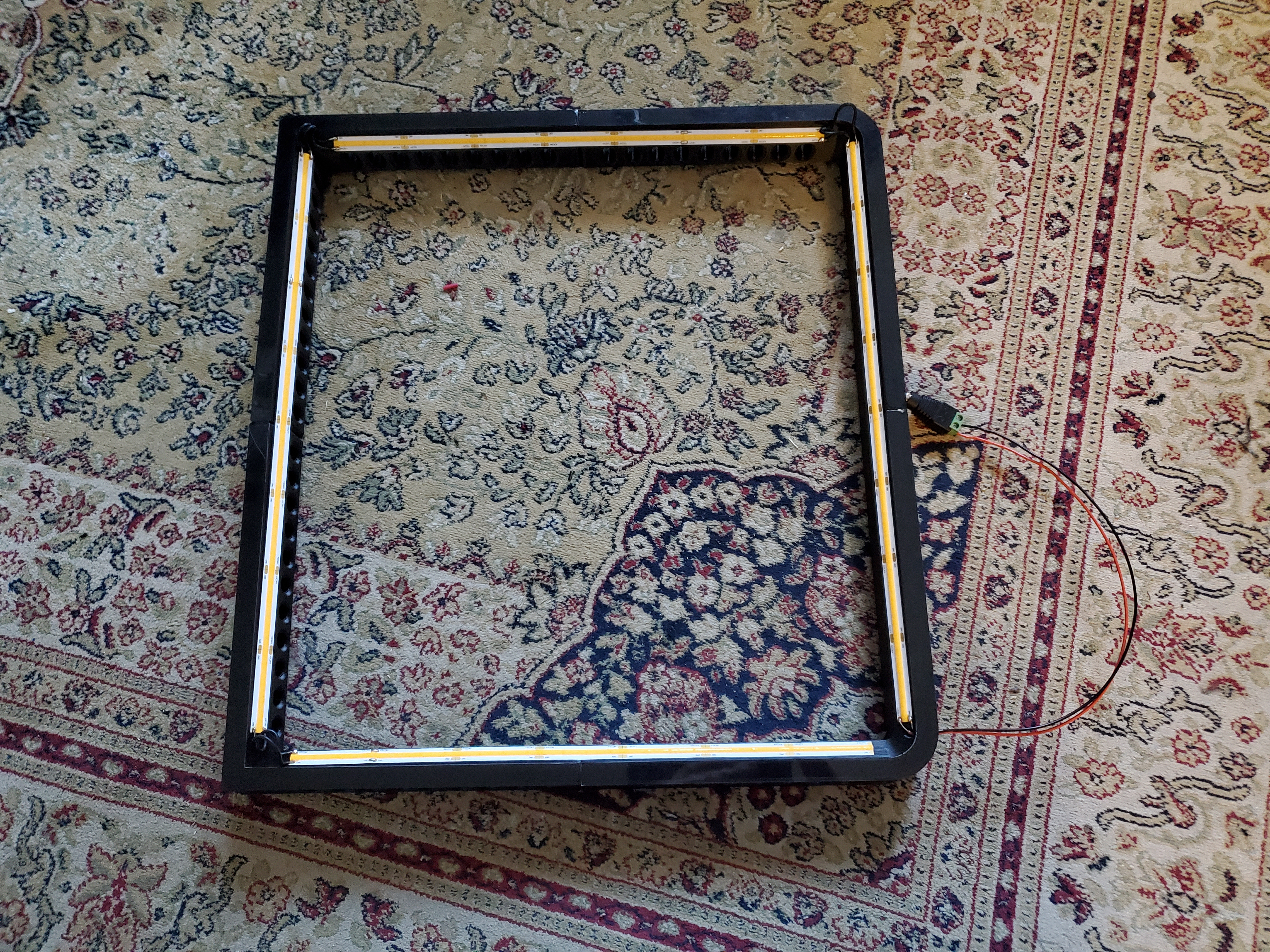 Bambu Lab X1-C P1P Vented Lid Riser (with room for LED strip) - photo 4