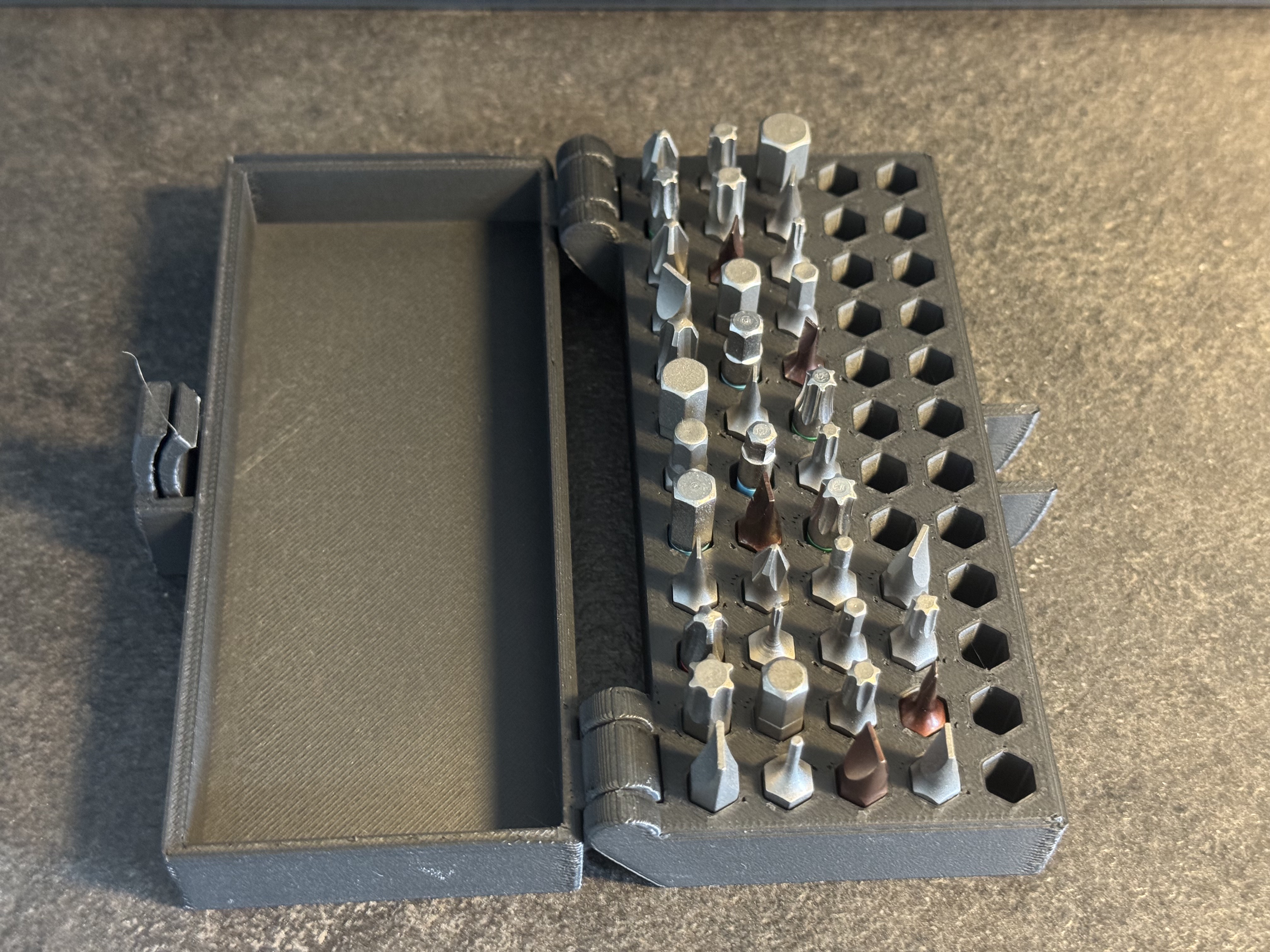 Bit Storage Box – Holds 60 Bits (12x5) – Compact Organizer For Bits - photo 2