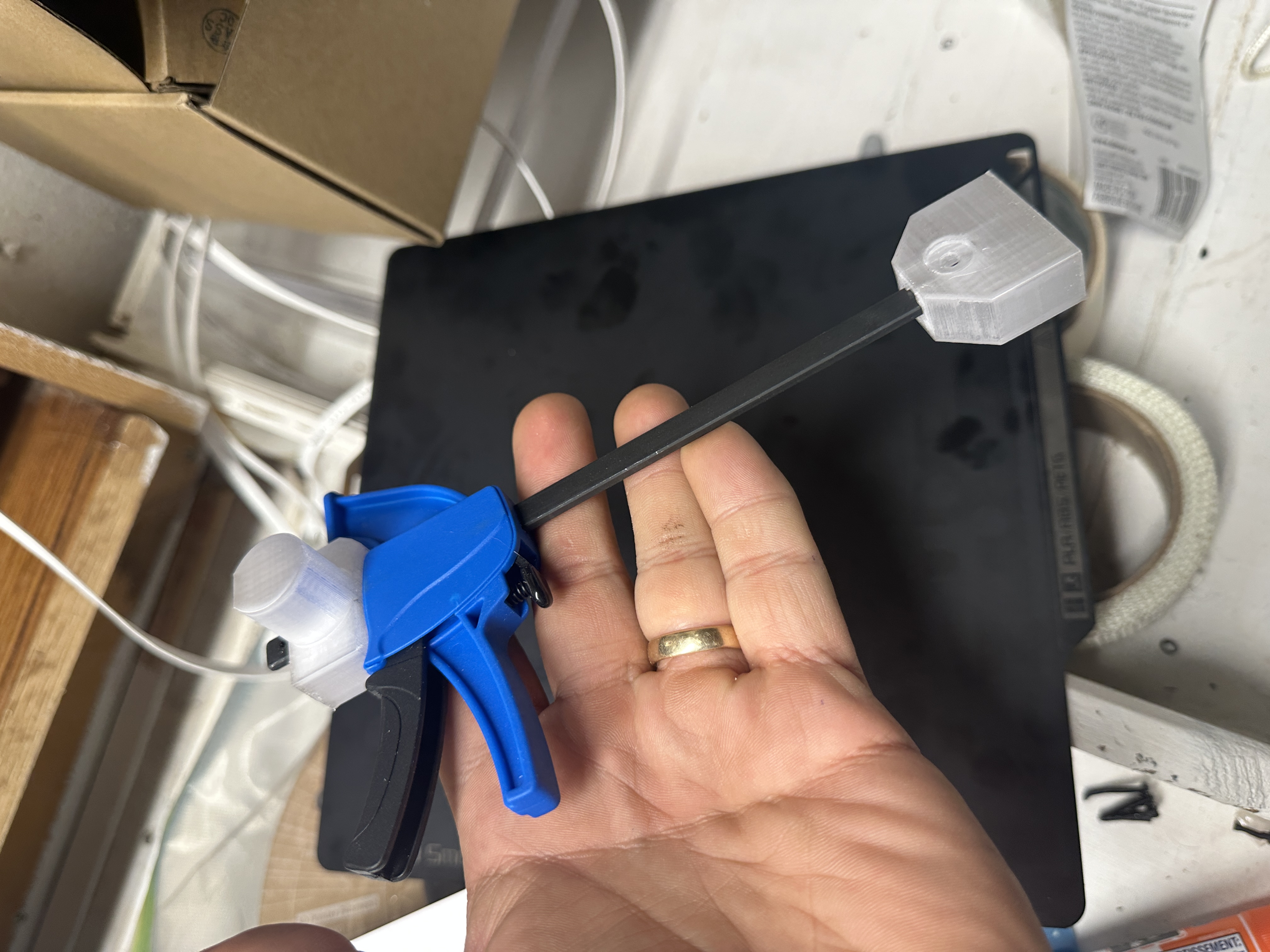 Quick Clamp CNC Inline Bench Dog Hack - photo 3