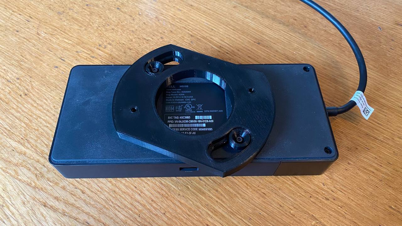 Under Desk Dock Mount for Dell WD19