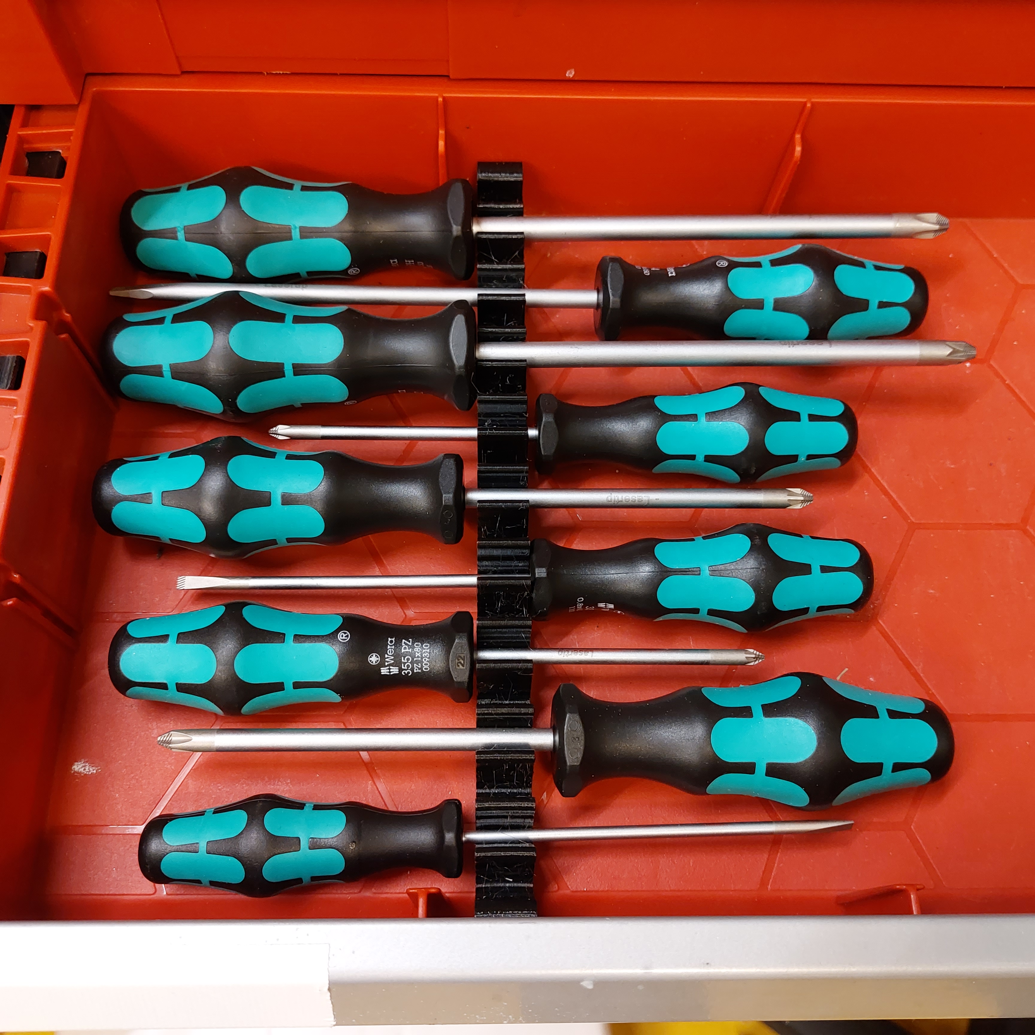 Wera screwdriver bracket / organizer