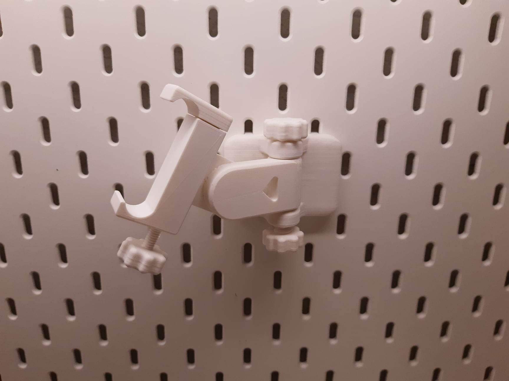 Adjustable Skadis phone mount - photo 4