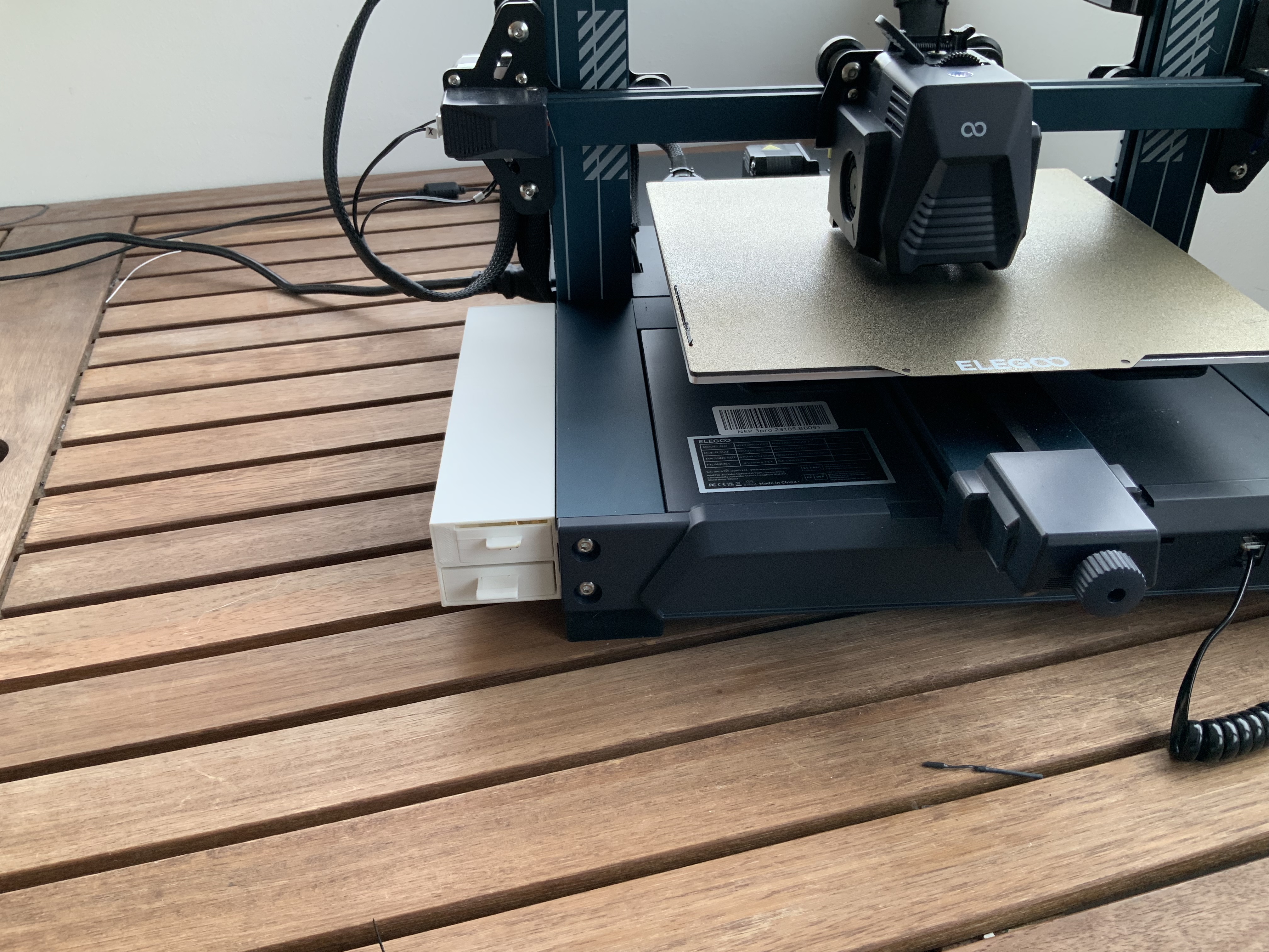 NOZZLE STORAGE for the Elegoo Neptune 3 pro - photo 2