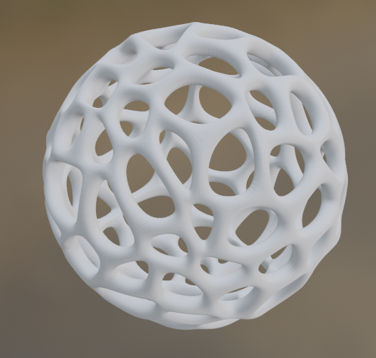 Veronoi sphere cat toy