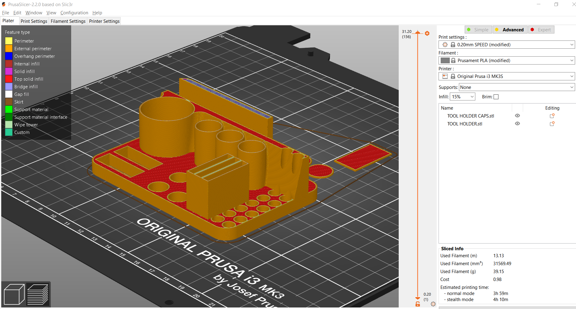Prusa i3 Mk3S (or other) Tool Holder - photo 3