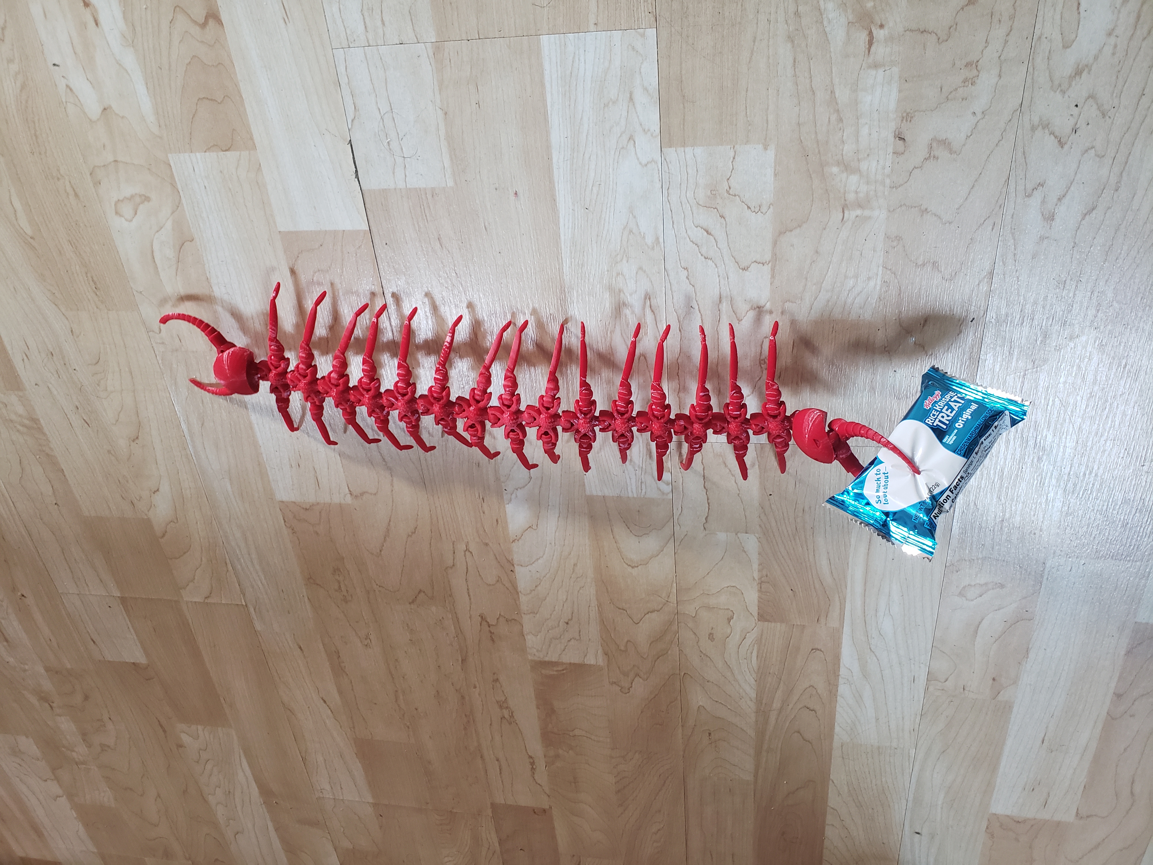 Posable Toy Centipede huge easy print 540 mm long - photo 3