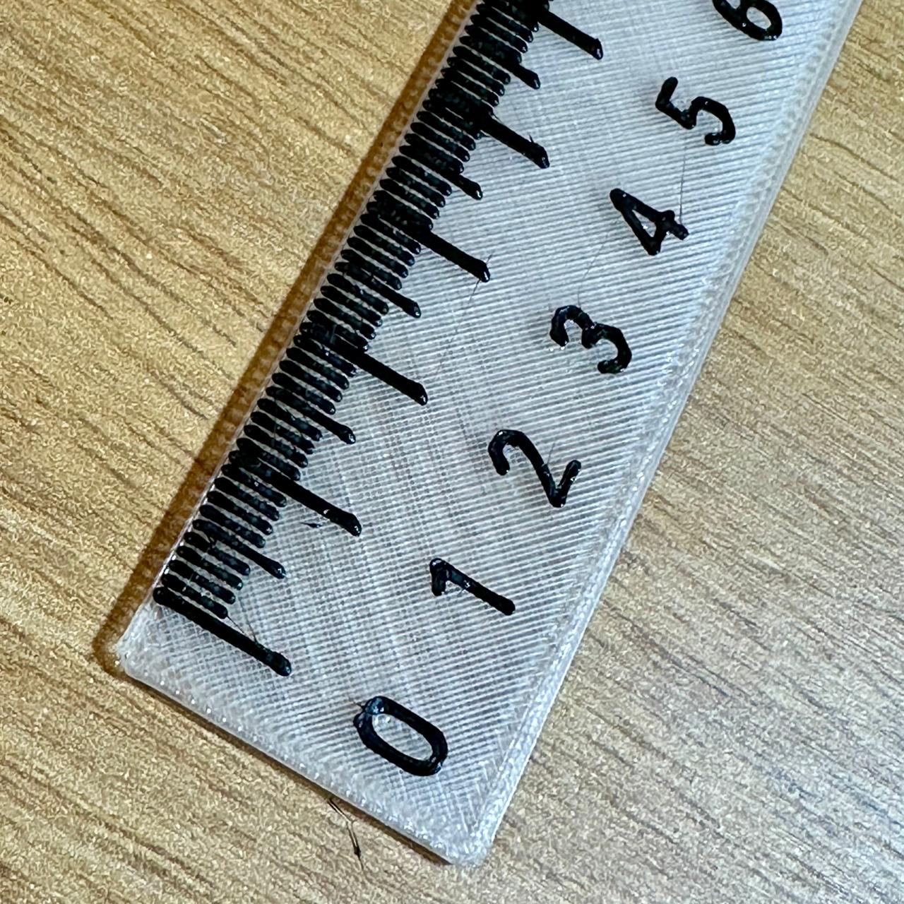 Simple 20cm Ruler - Functional 3D Printed Tool (Single & Multi-Color)