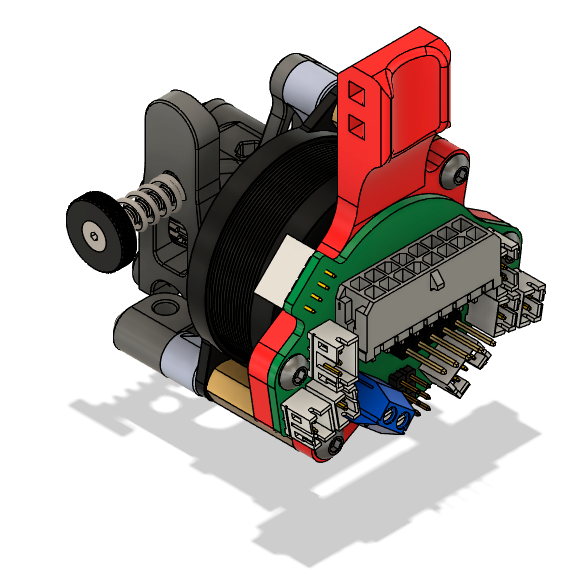 Mellow FLY MiniAB / BTT Piggyback36 insulation mount plate with cable strain relief - photo 3
