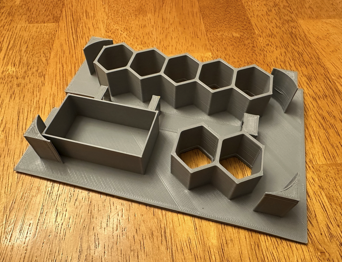Dice, Miniature and Pen Storage for Elderwood Academy Spellbook Box - photo 2