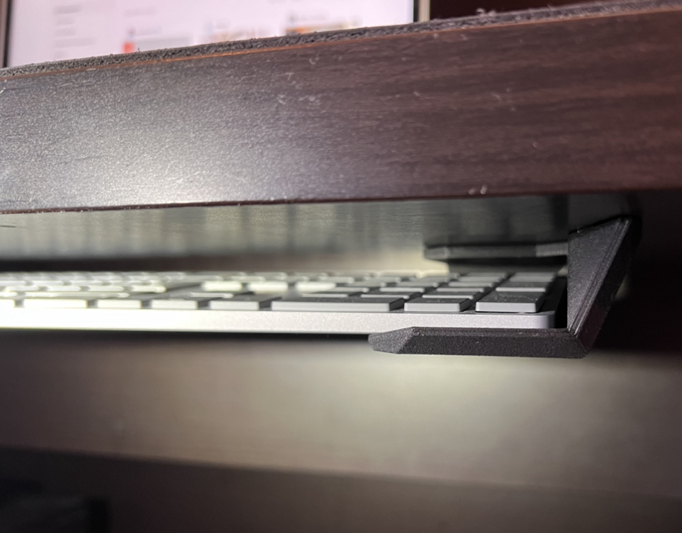 Keyboard Under Desk Holder / Mount / Brackets - photo 3