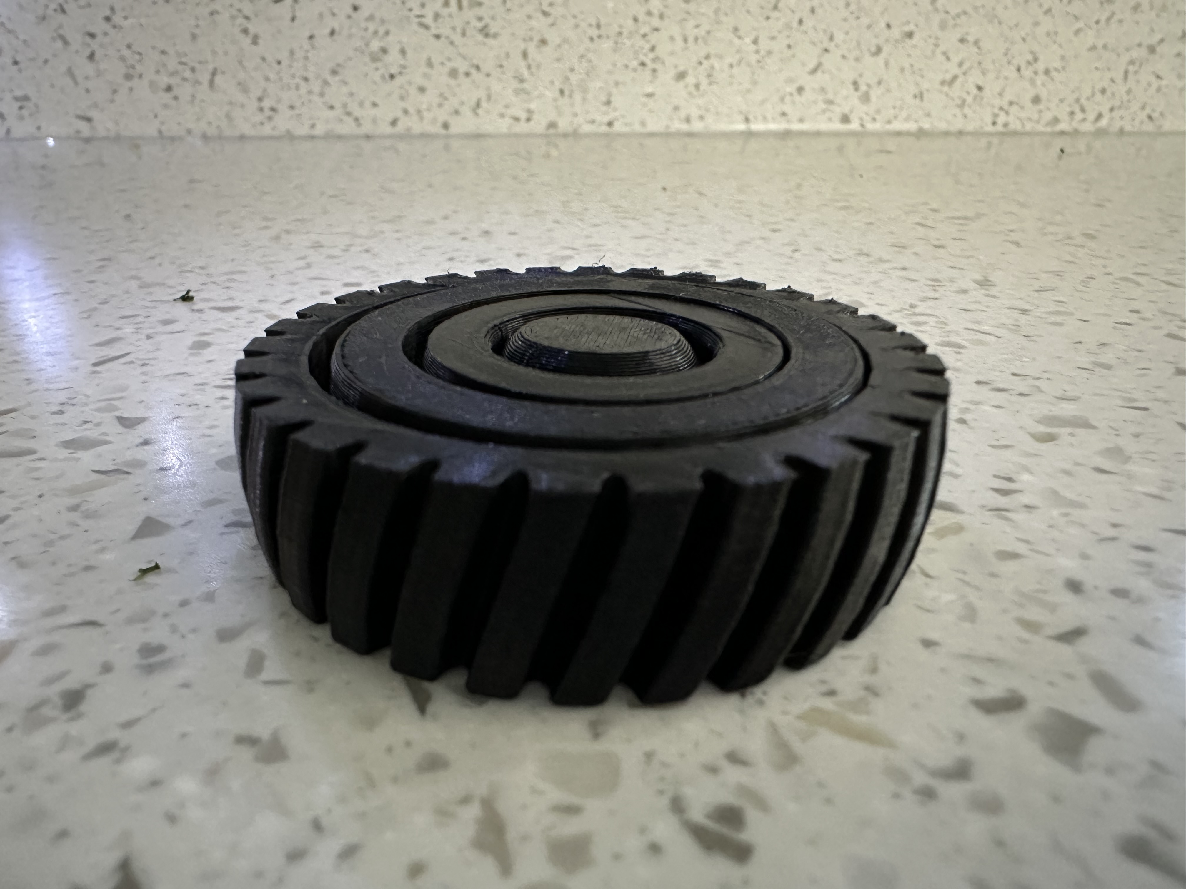 3D Printed Fidget Toy - Set of Rotating Rings - photo 3