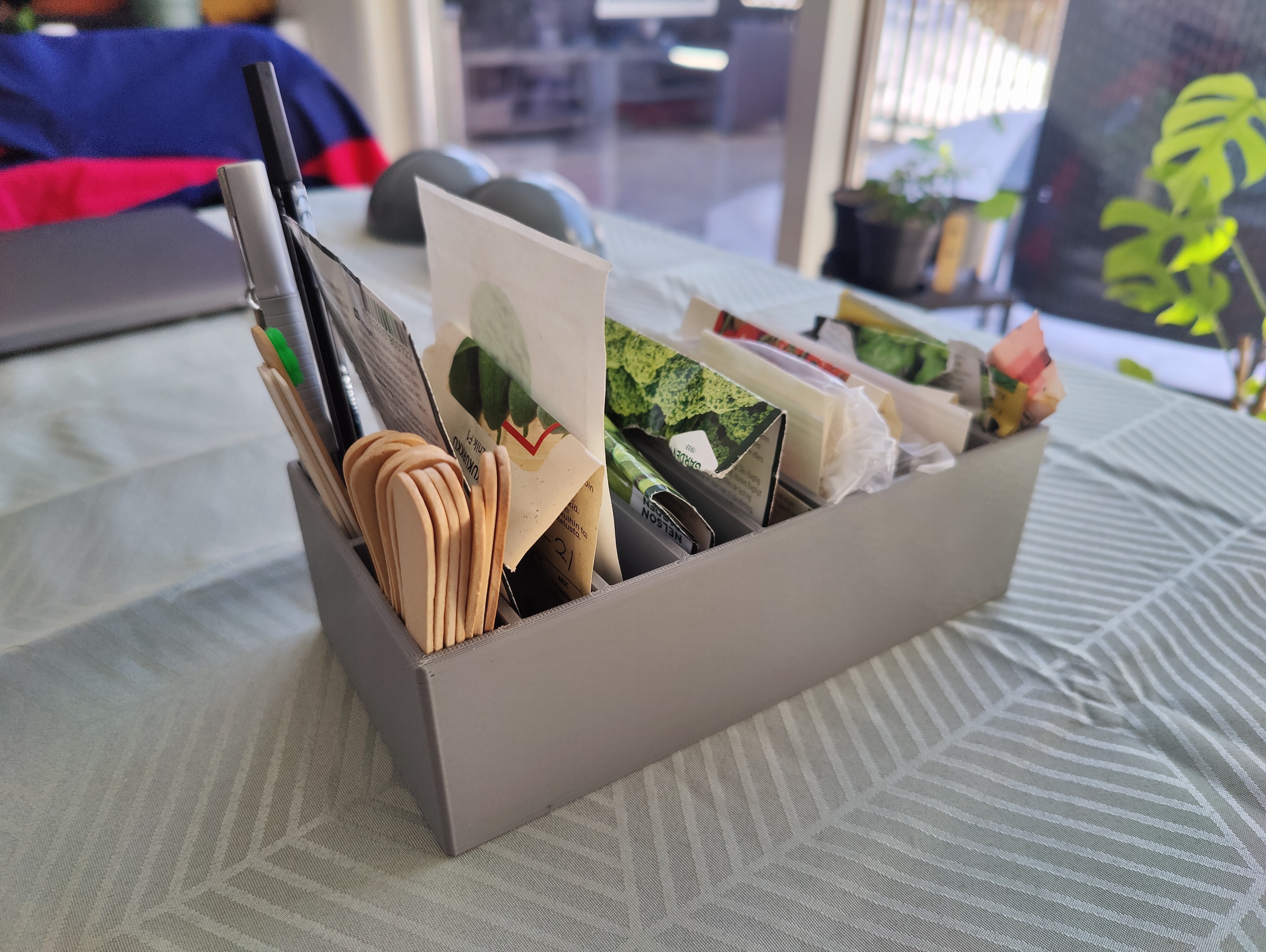 Seed storage box for seed packets - photo 4