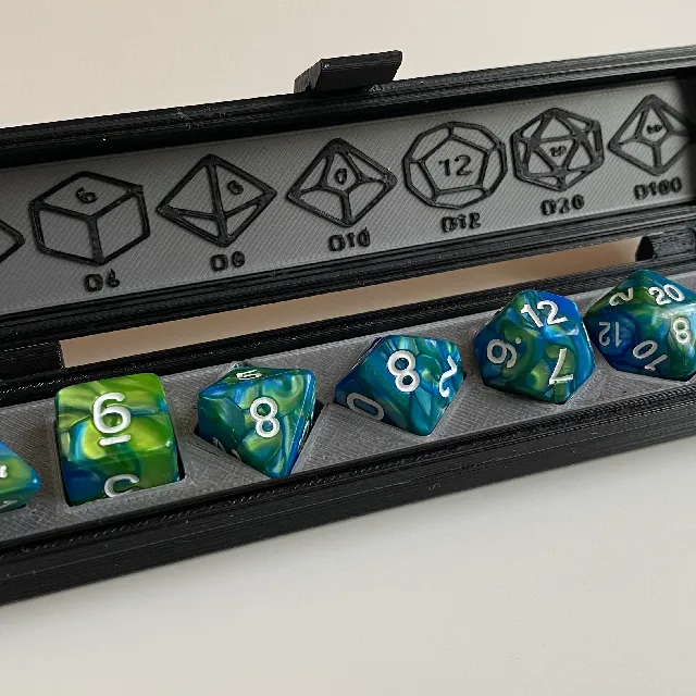 Print-In-Place Beginners Dice Case