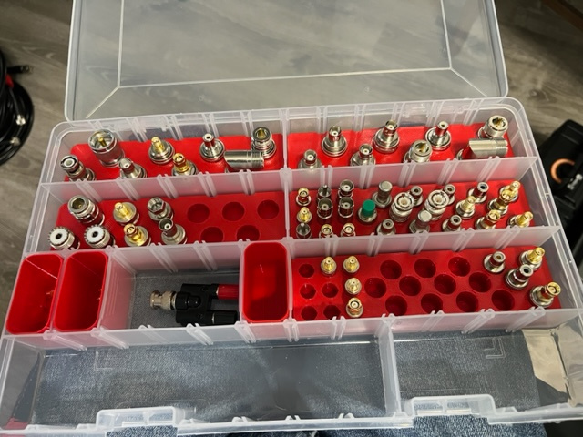 Amateur Radio RF Adapter Storage